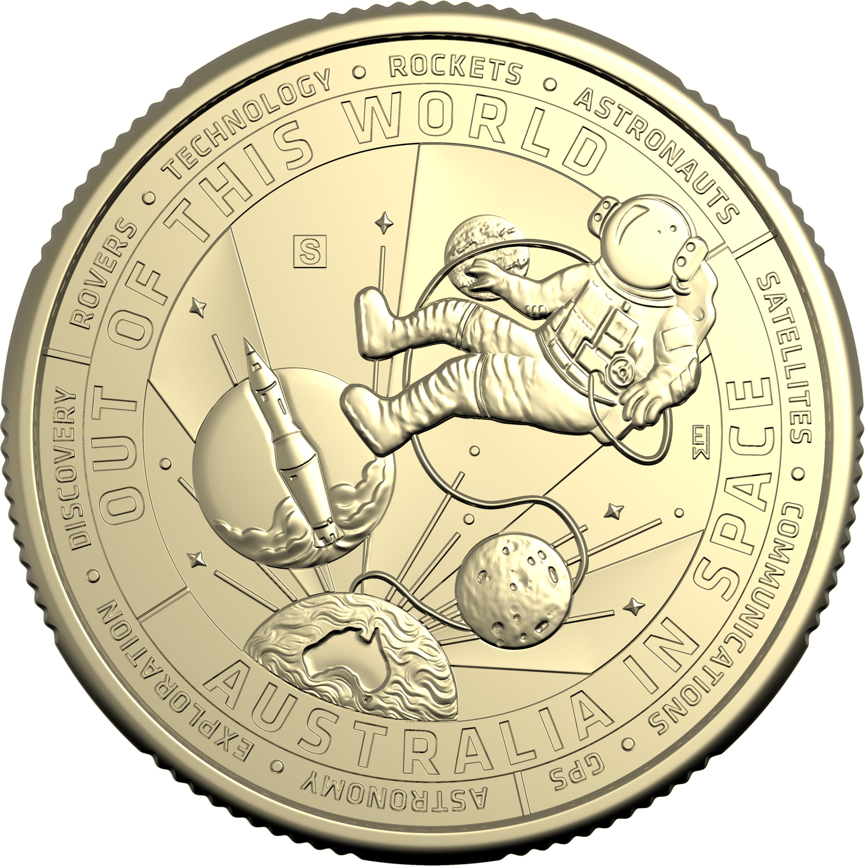 Out of this World Deep Space 2024 $1 Four Coin Mintmark and Privy Mark Set