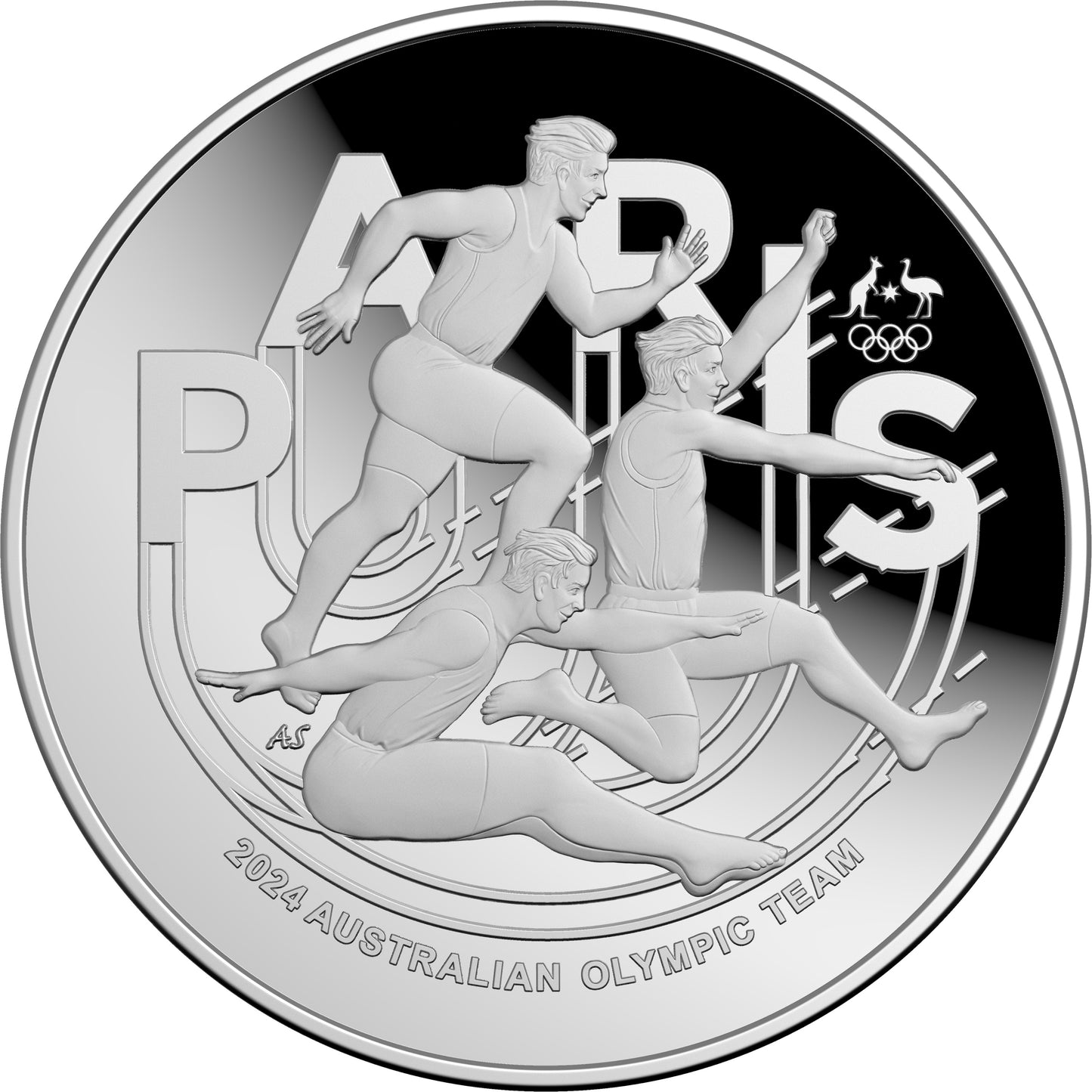 Australian Olympic Team 2024 $5 Fine Silver Proof Domed Coin