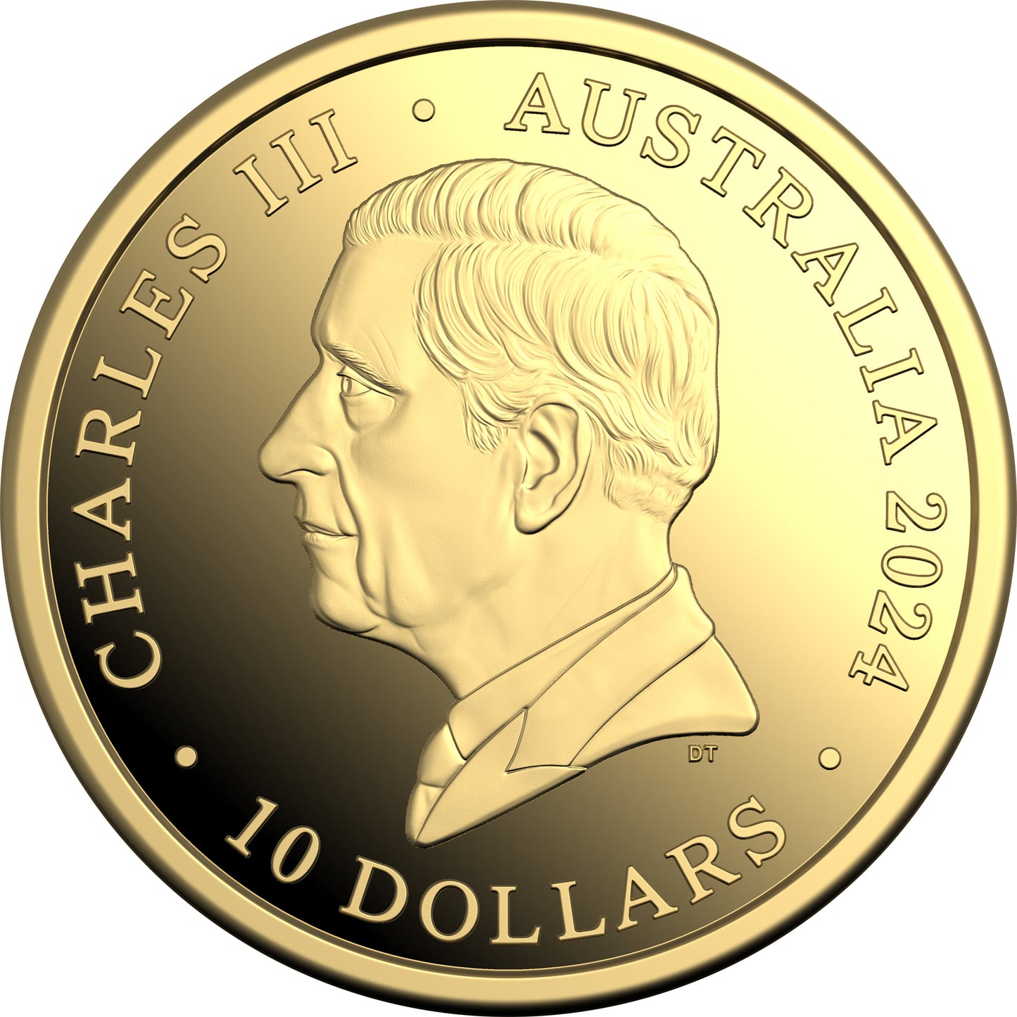 Out of this World Australia in Space 2024 $10 1/10oz Gold C Mintmark P ...