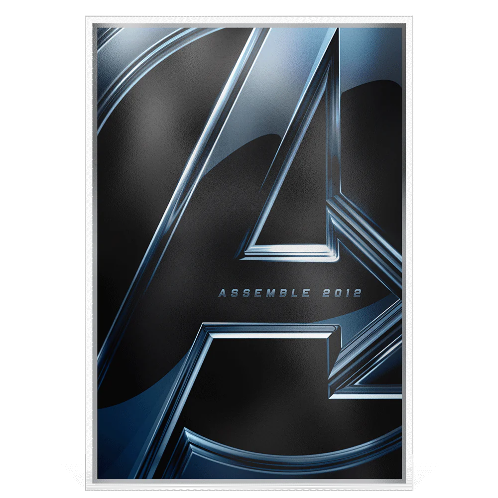 Marvel The Infinity Saga Phase One The Avengers 1.5oz Silver Foil