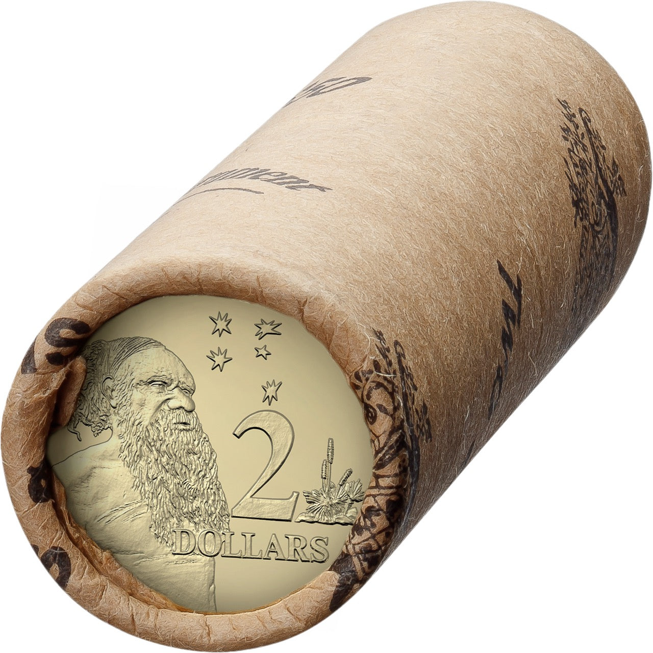 2025 $2 Circulating Coin Roll Non-Premium (H/H or T/T)