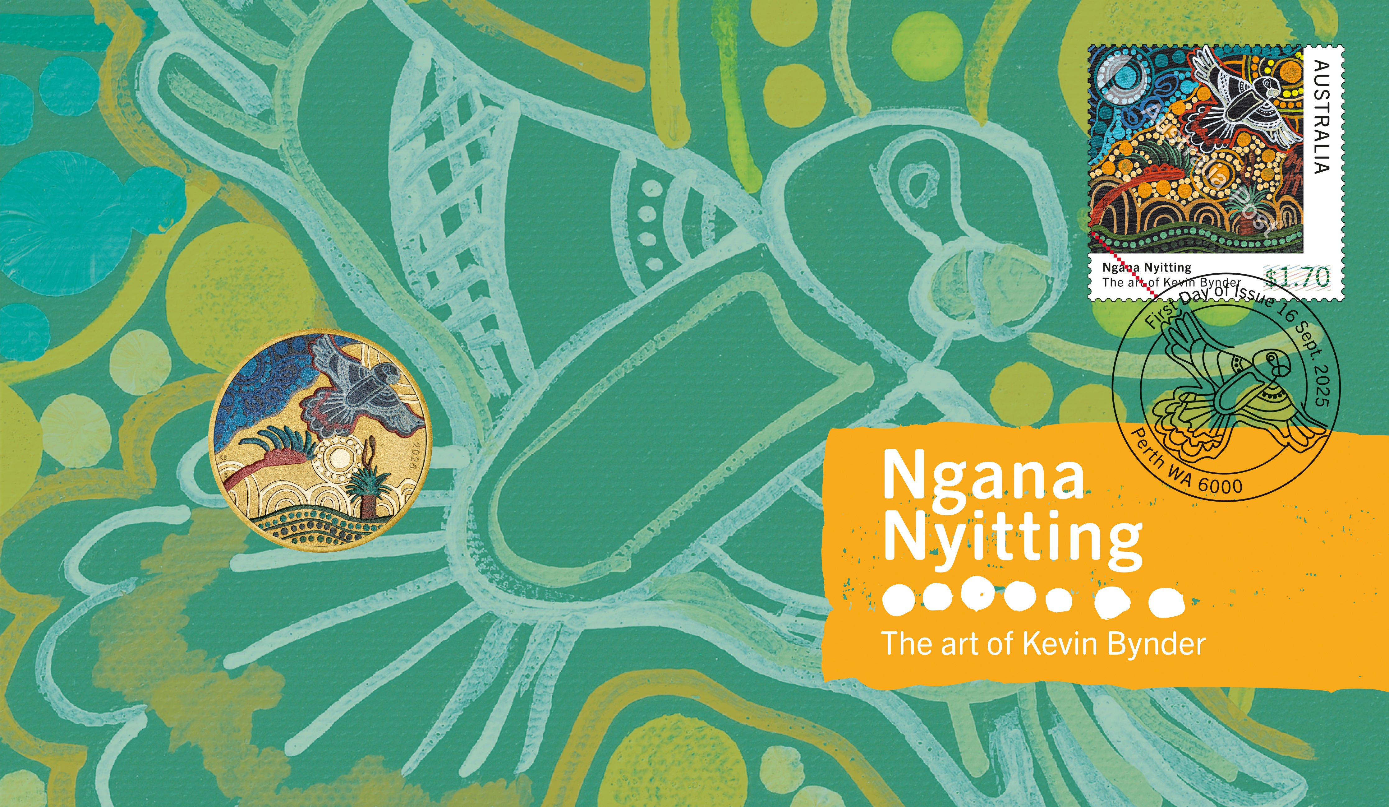 Ngana Nyitting Black Cockatoo 2025 Stamp & Coin Cover
