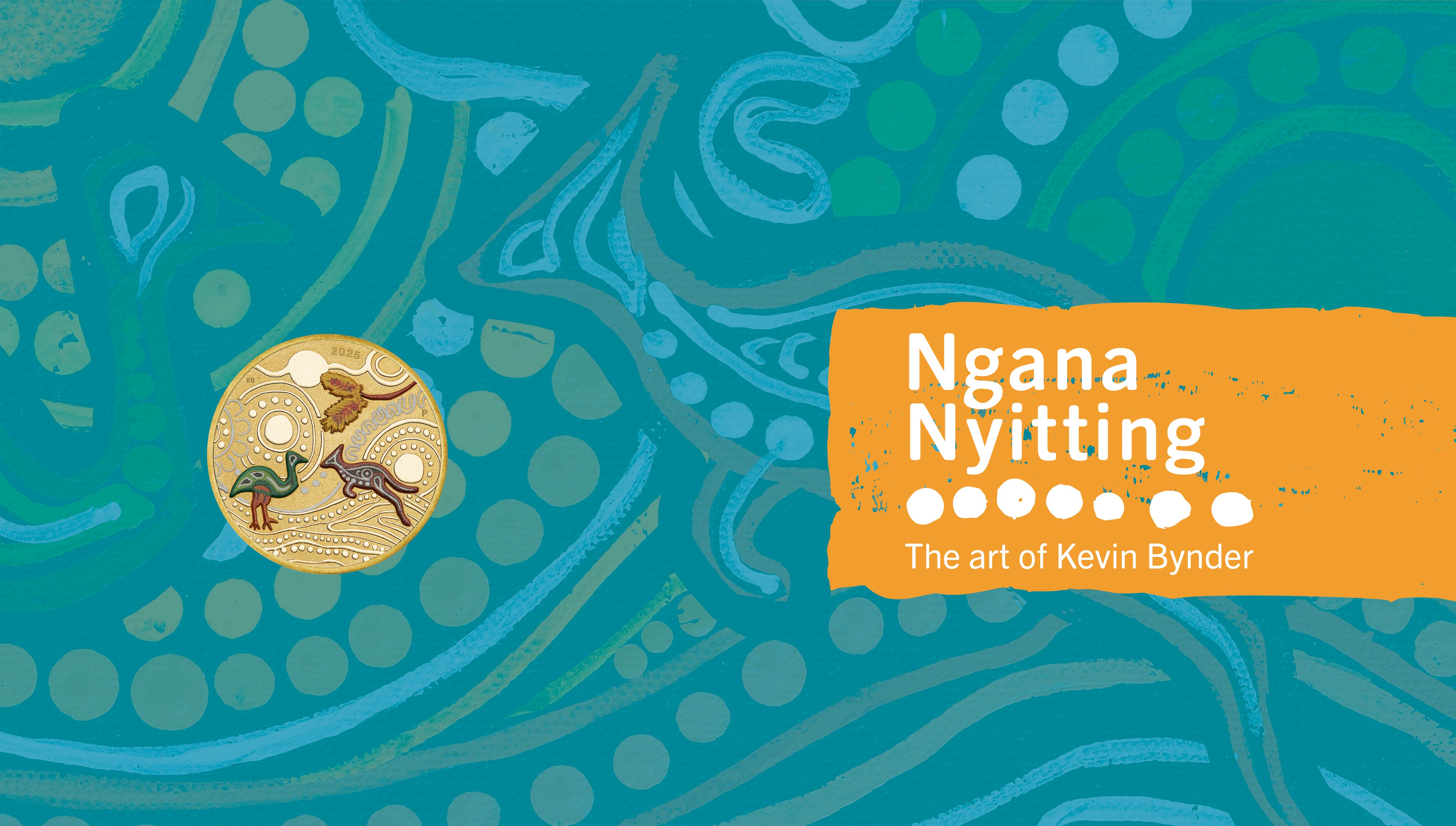 Ngana Nyitting Green Emu 2025 Stamp & Coin Cover