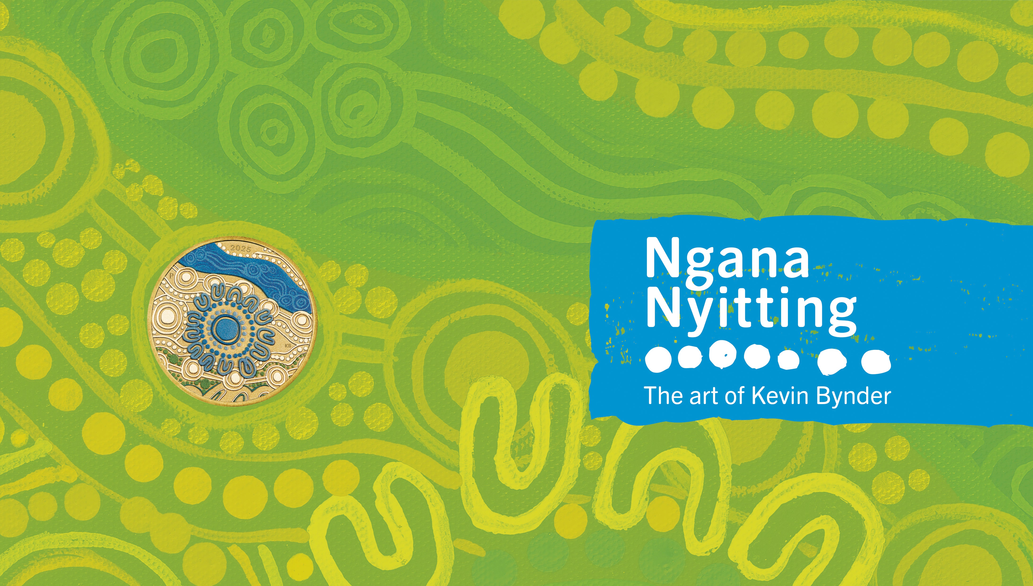 Ngana Nyitting Blue River 2025 Stamp & Coin Cover