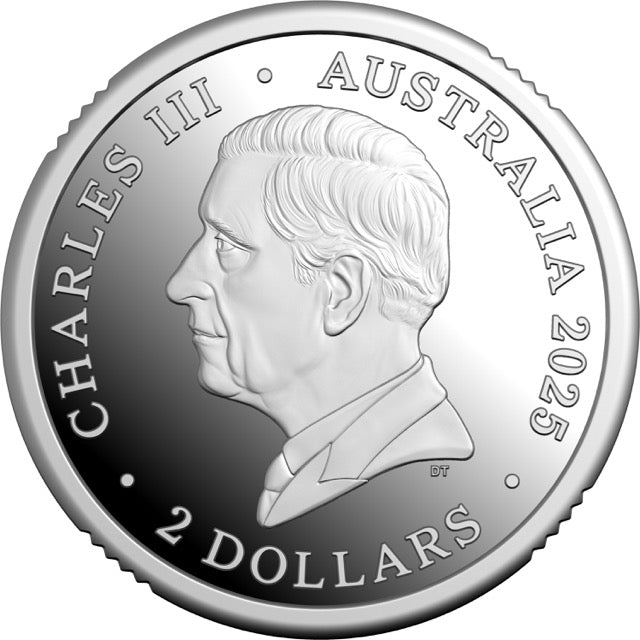 30 Years of the Torres Strait Islander Flag 2025 $2 C Mintmark Coloured Fine Silver Proof Coin