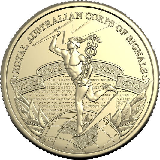 Centenary of Royal Australian Corps of Signal 2025 $1 Uncirculated Coin