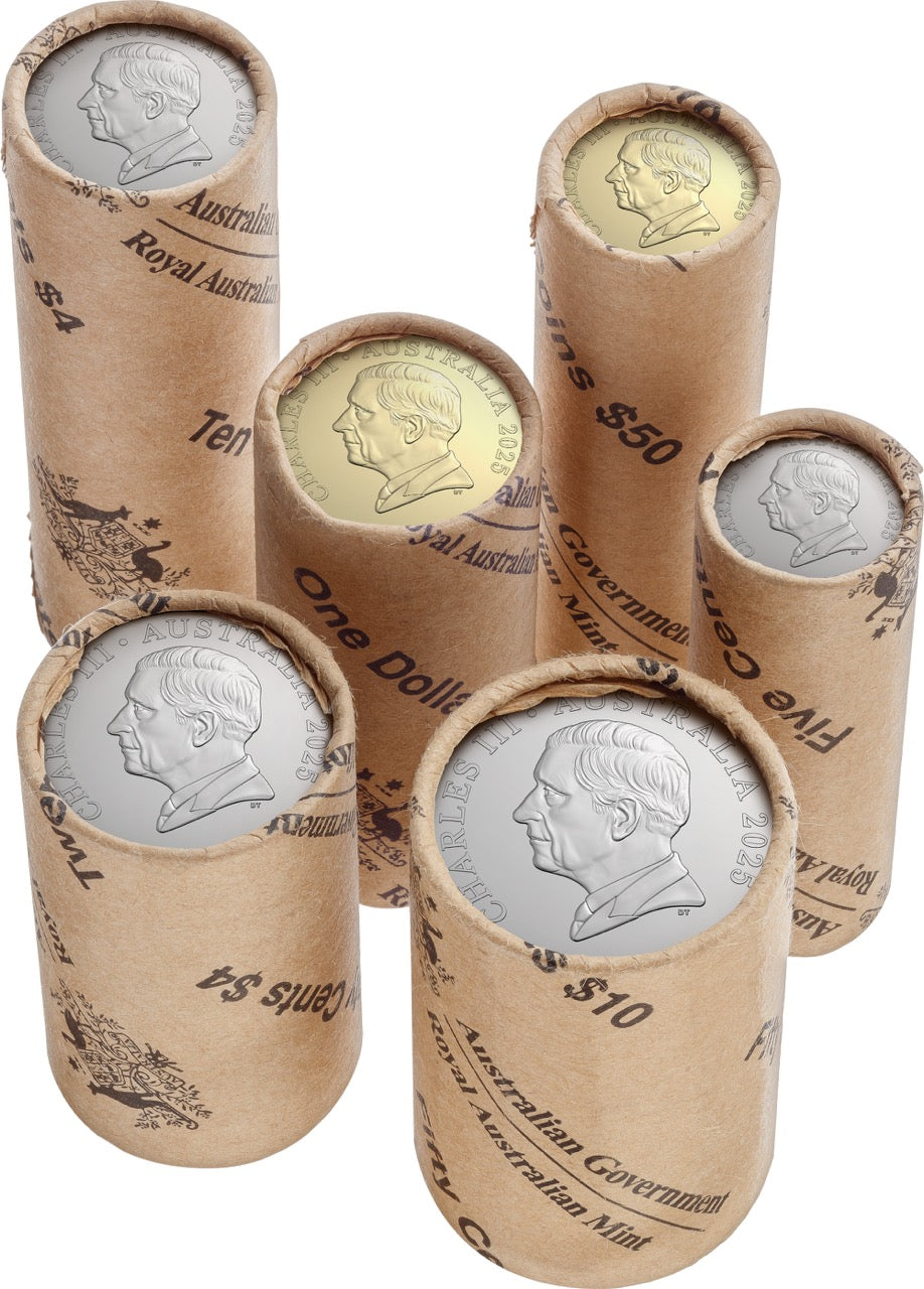 2025 Royal Australia Mint Premium 6 Rolled Coin Set
