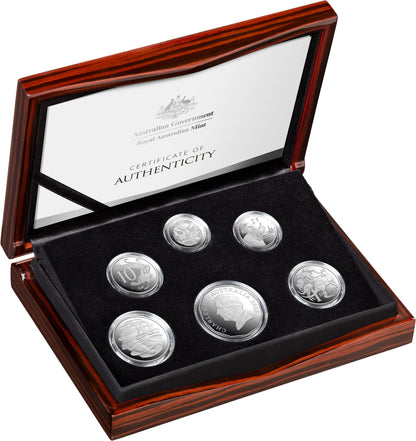 2025 Six-Coin Fine Silver Proof Year Set - HM King Charles III