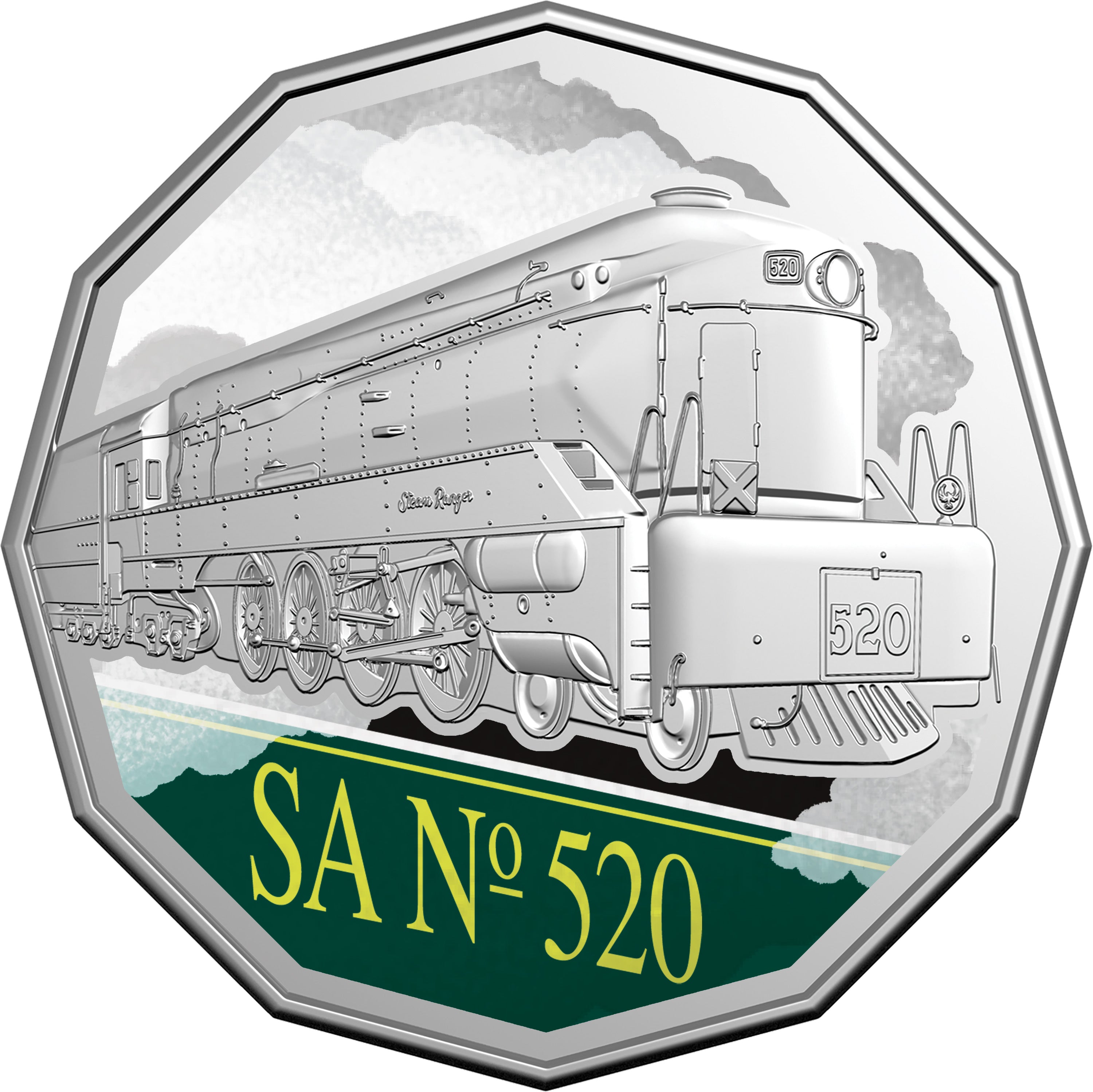 Steam Giants 2025 50c uncirculated Seven-Coin Collection