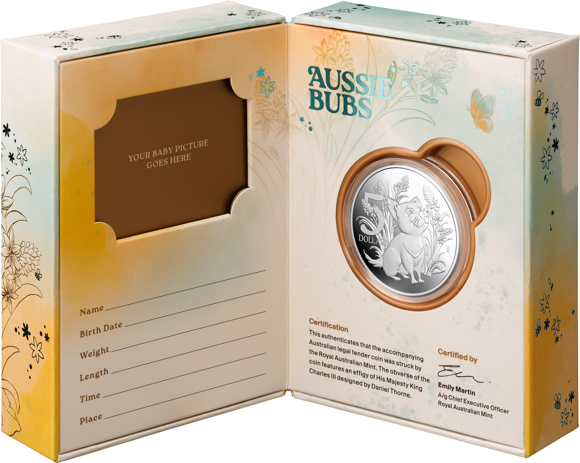 Aussie Bubs 2026 $5 1oz Fine Silver Proof Coin