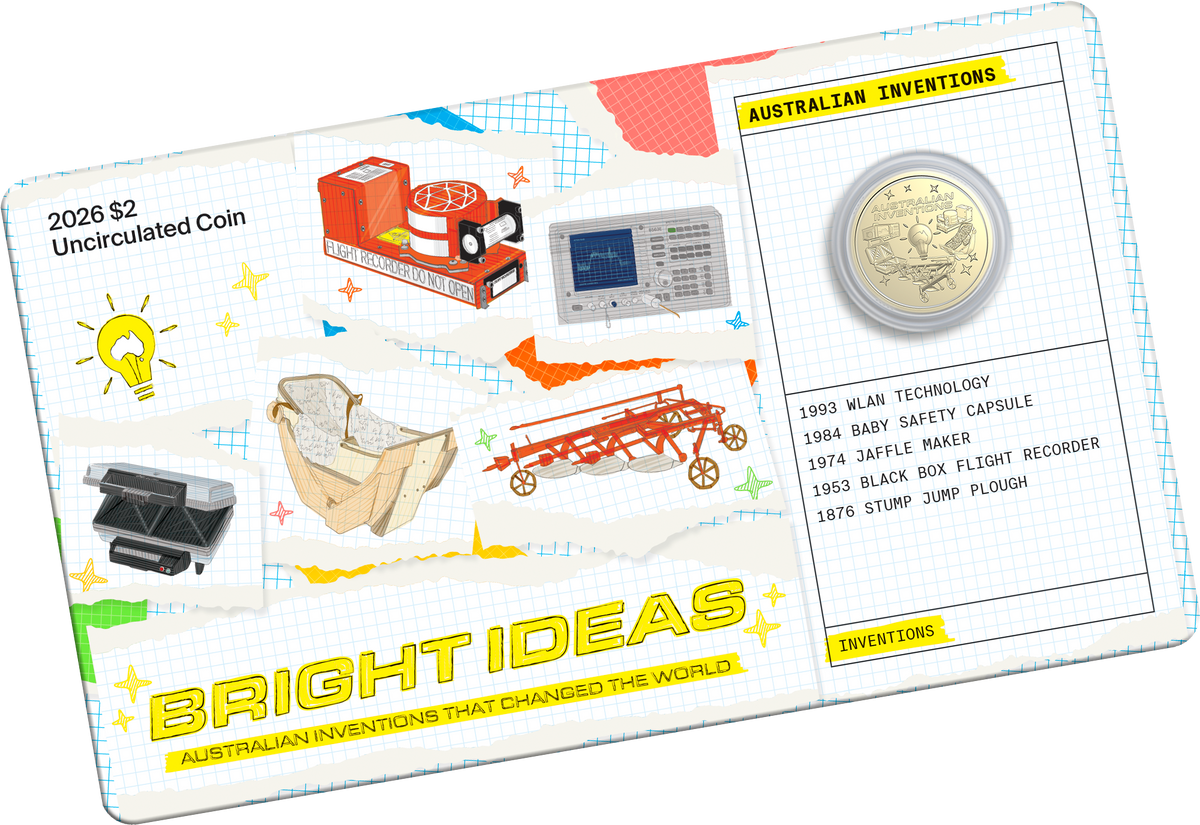Bright Ideas 2026 $2 Uncirculated Coin in Card