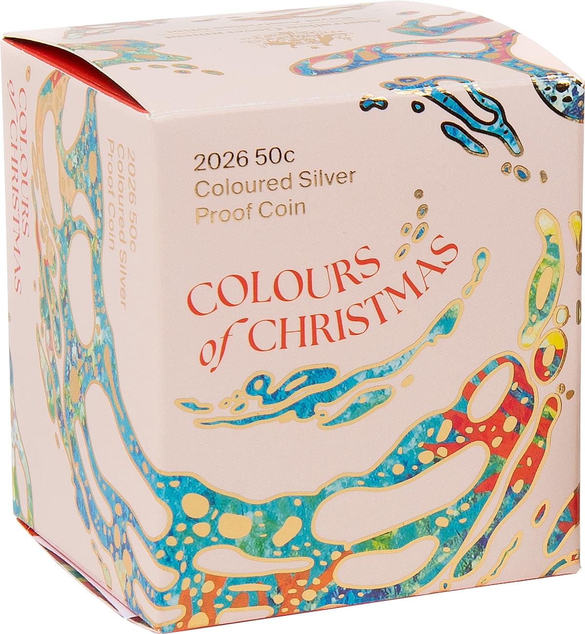 Colours of Christmas 2026 50c Coloured Silver Proof Coin