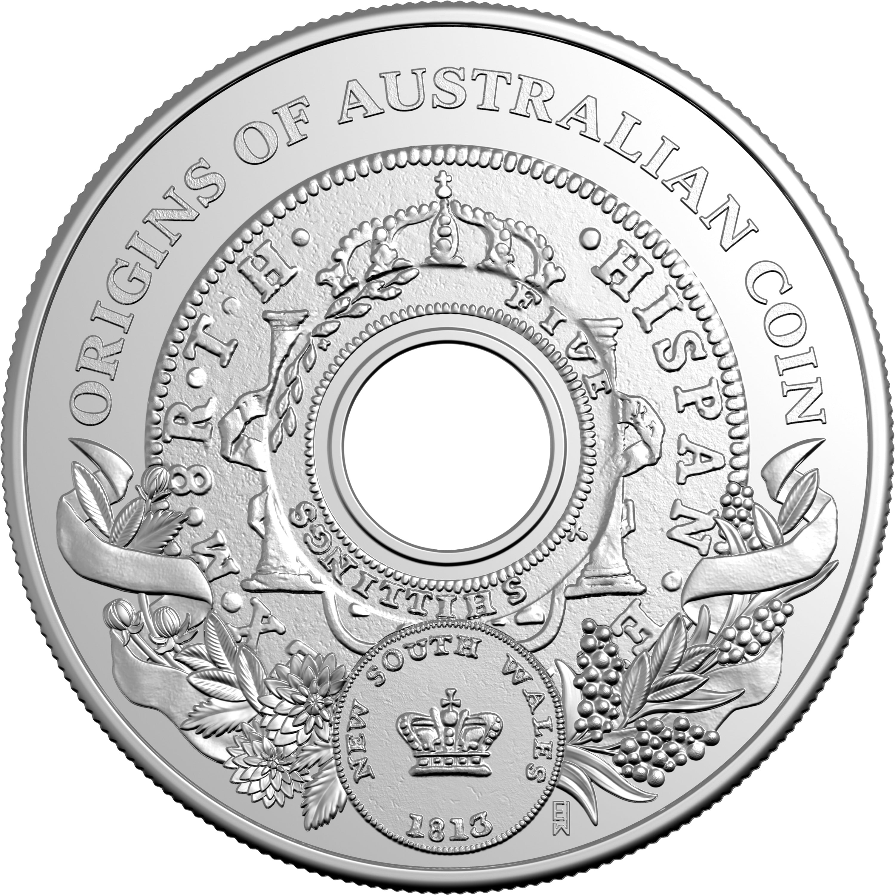 Holey Dollar 2026 $1 Uncirculated Coin