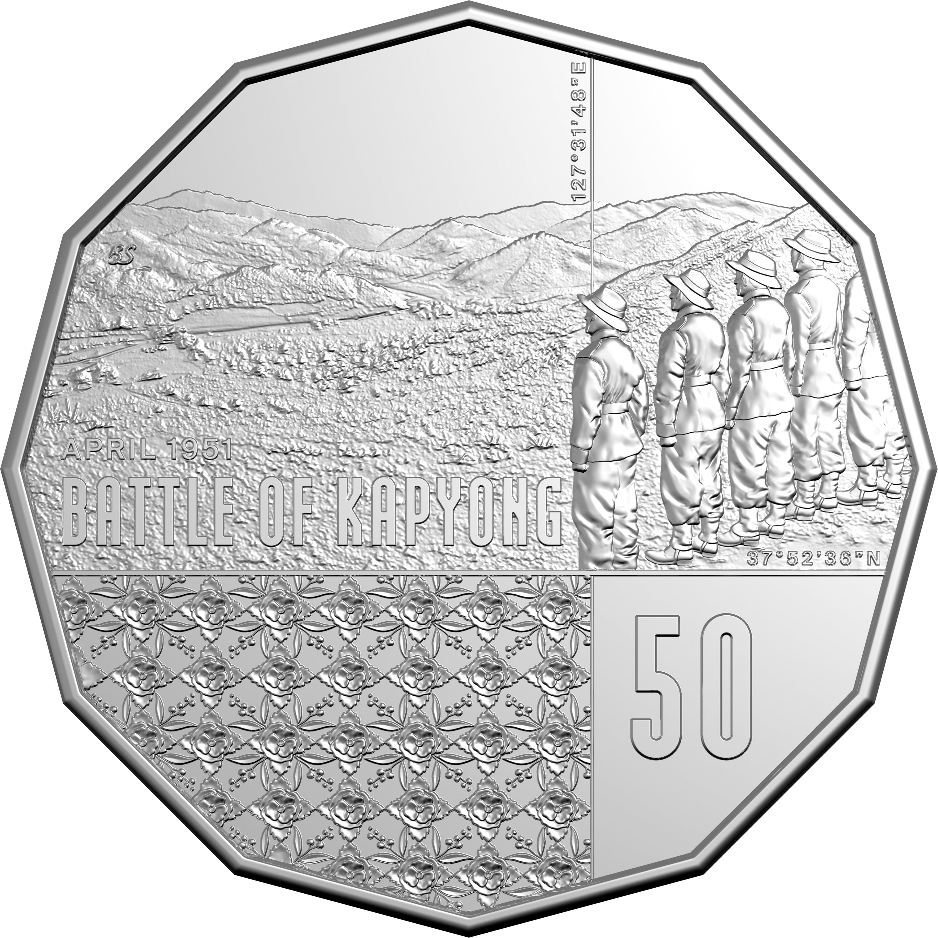 75th Anniversary of the Battle of Kapyong 2026 50c Uncirculated Coin in Card