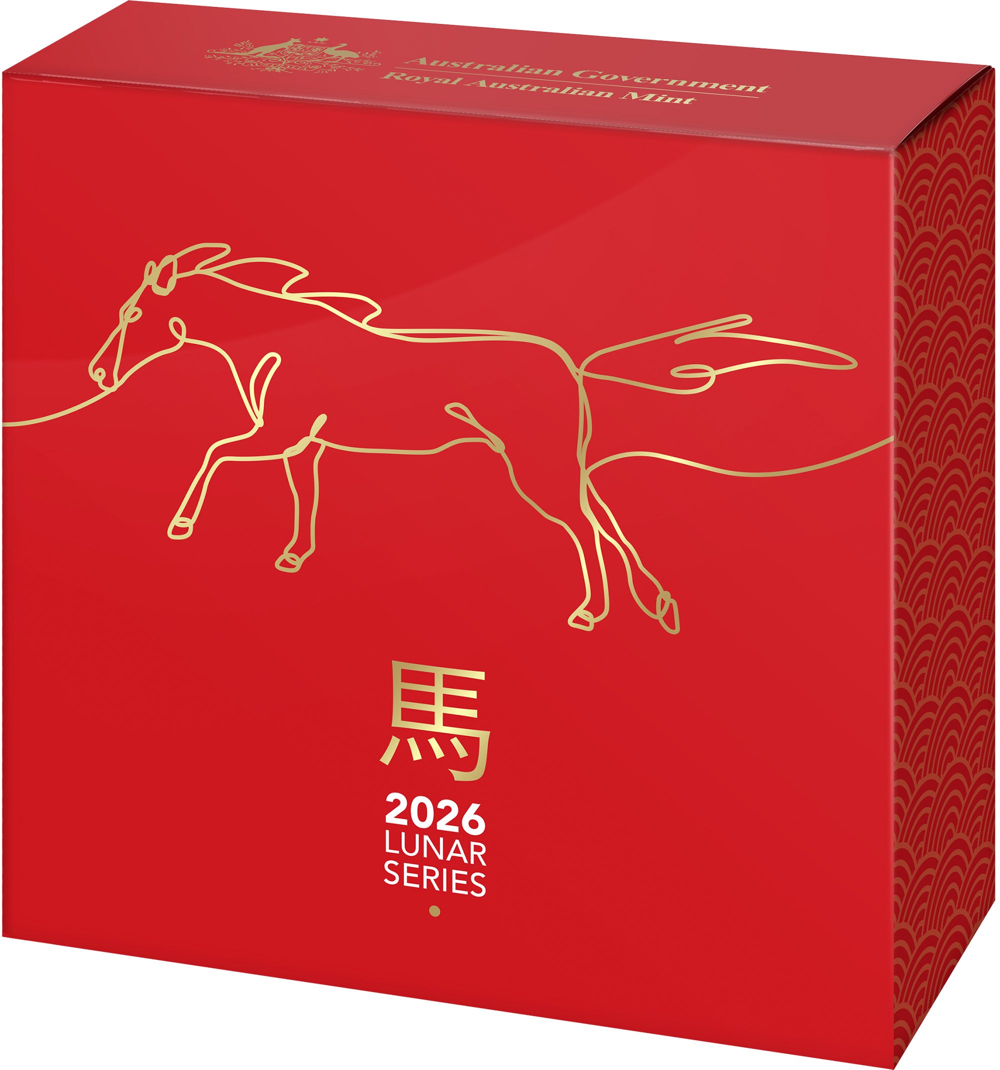Lunar Series Year of the Horse 2026 $5 1oz Silver Proof Domed Coin