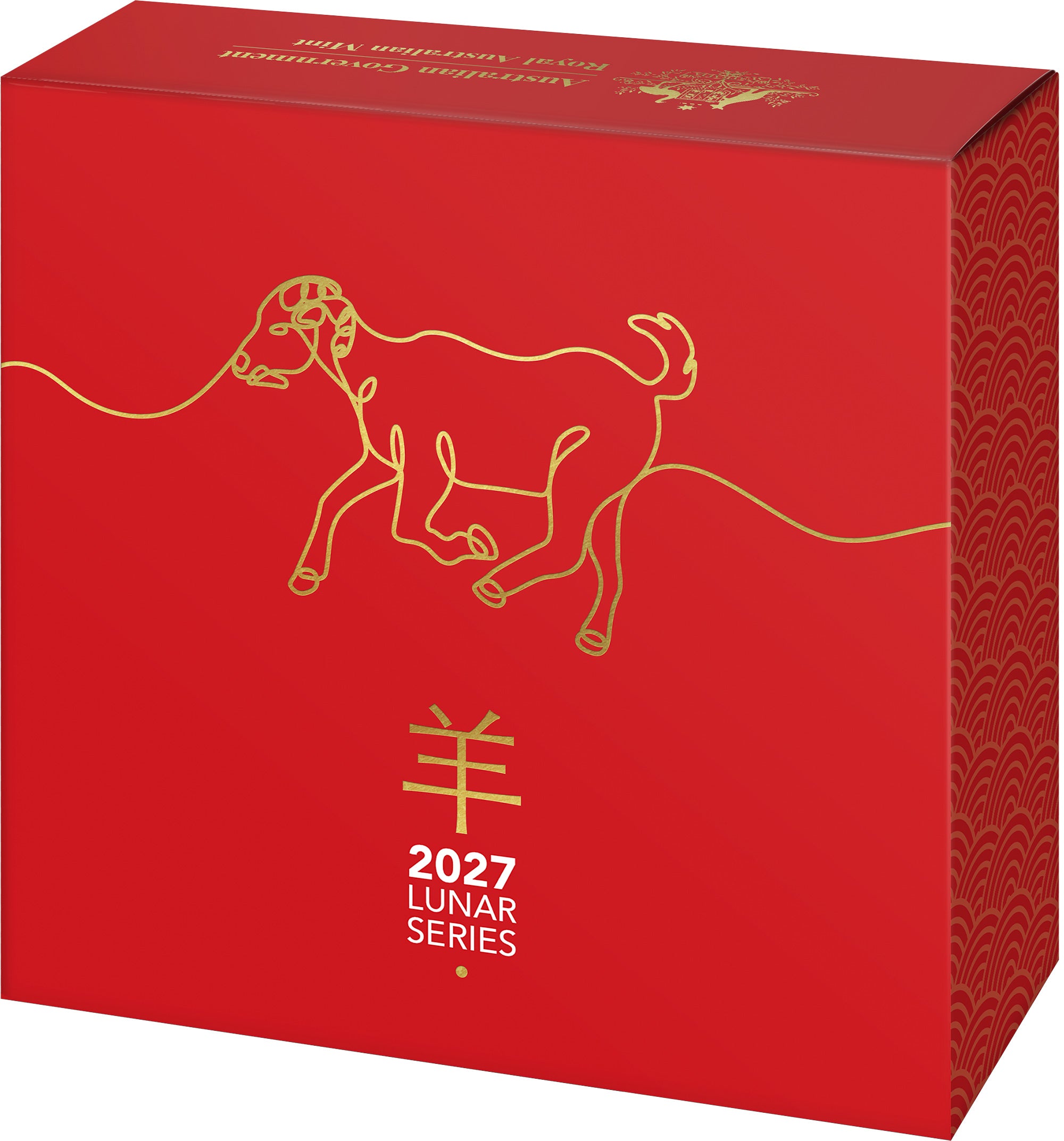 Year of the Goat 2027 $5 1oz Fine Silver Proof Domed Coin