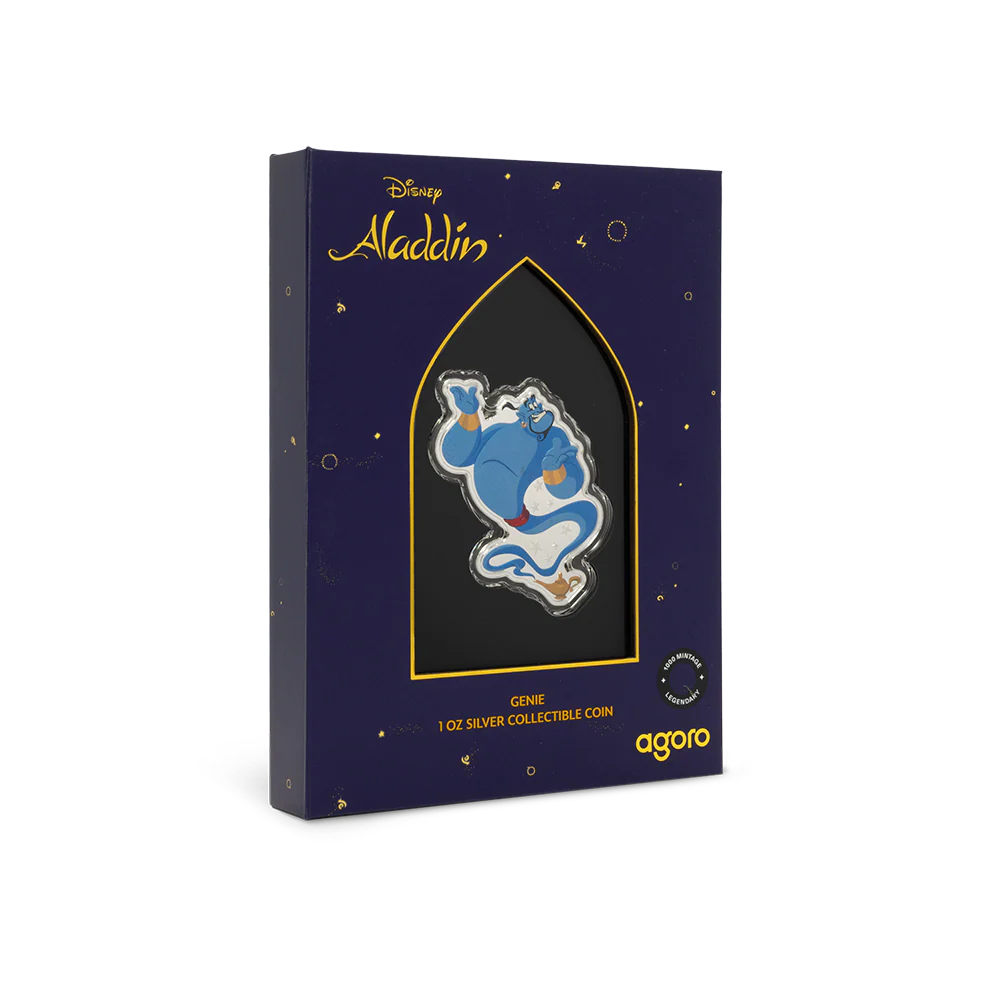 Disney Aladdin - Genie 1oz Silver Collectible Coin