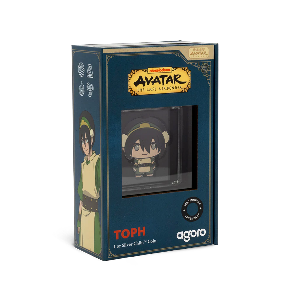 Avatar The Last Airbender - Toph Chibi 1oz Silver Chibi Coin