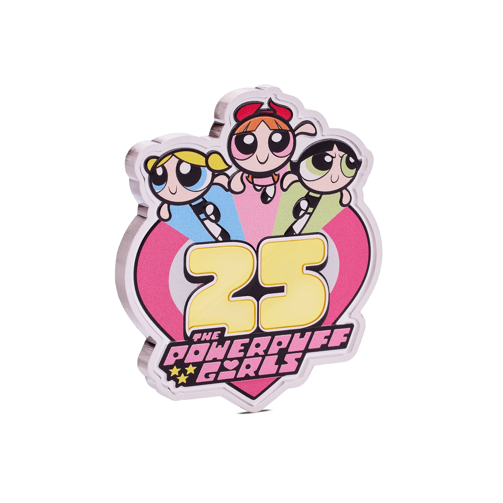 THE POWERPUFF GIRLS 25th Anniversary 3oz Silver Coin