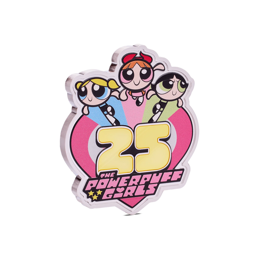 THE POWERPUFF GIRLS 25th Anniversary 3oz Silver Coin