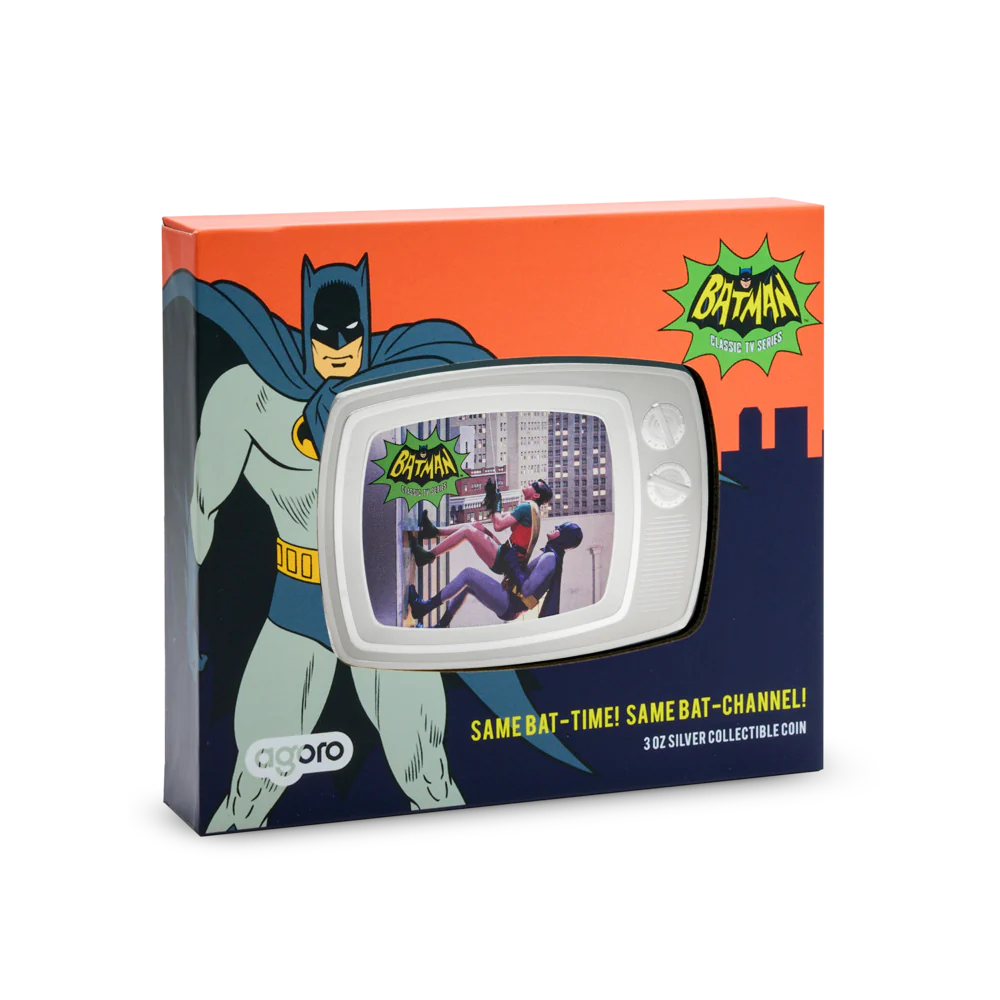 BATMAN Classic TV Series Collectible Coin 3oz Silver Coin