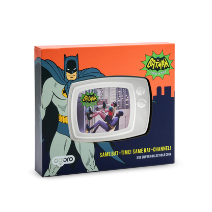 BATMAN Classic TV Series Collectible Coin 3oz Silver Coin