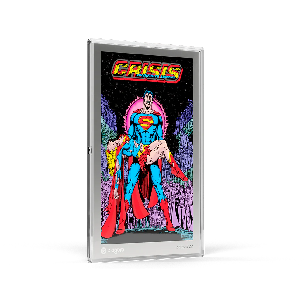 Death of Supergirl Crisis on Infinite Earths (1985) #7 1oz Silver Collectible Foil