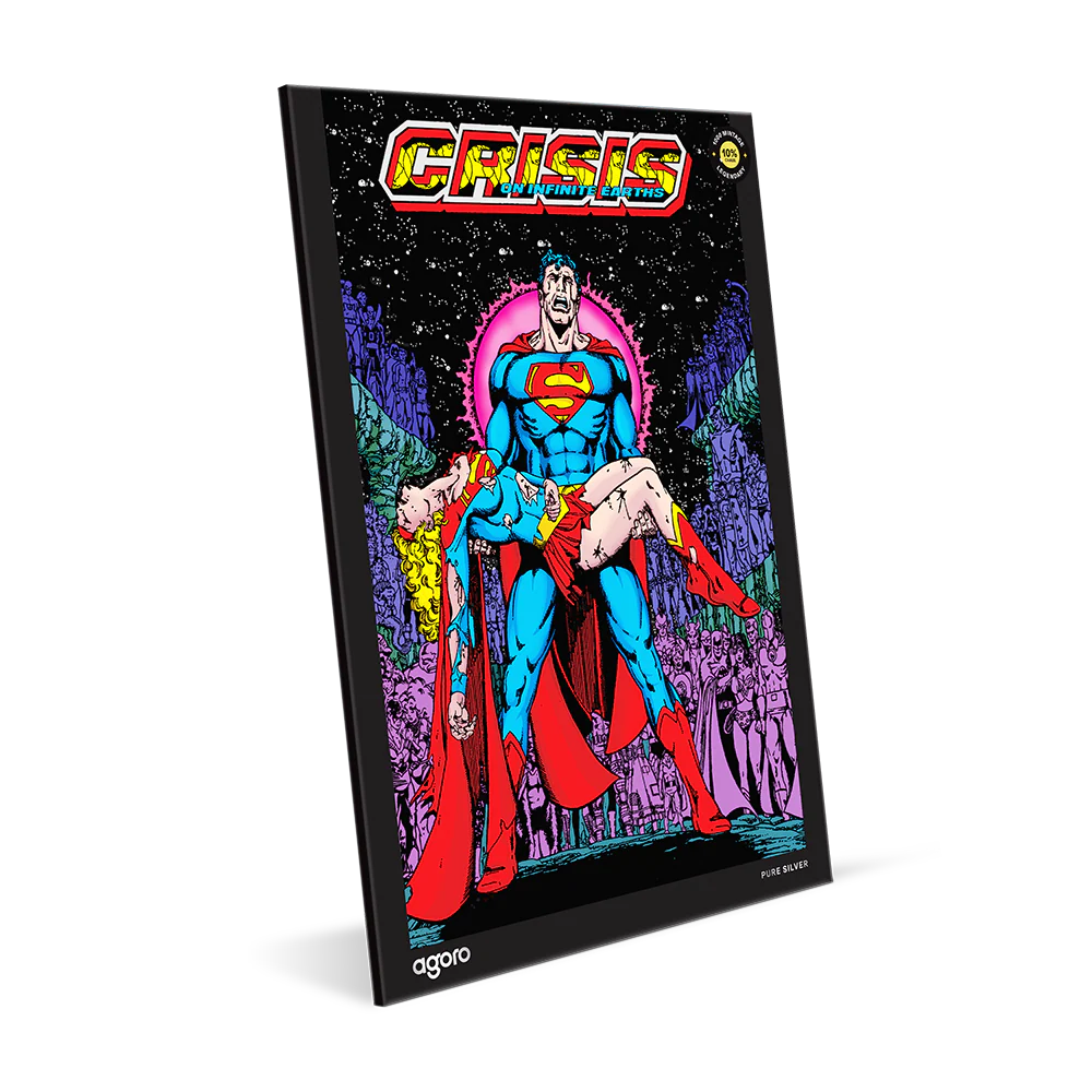 Death of Supergirl Crisis on Infinite Earths (1985) #7 1oz Silver Collectible Foil