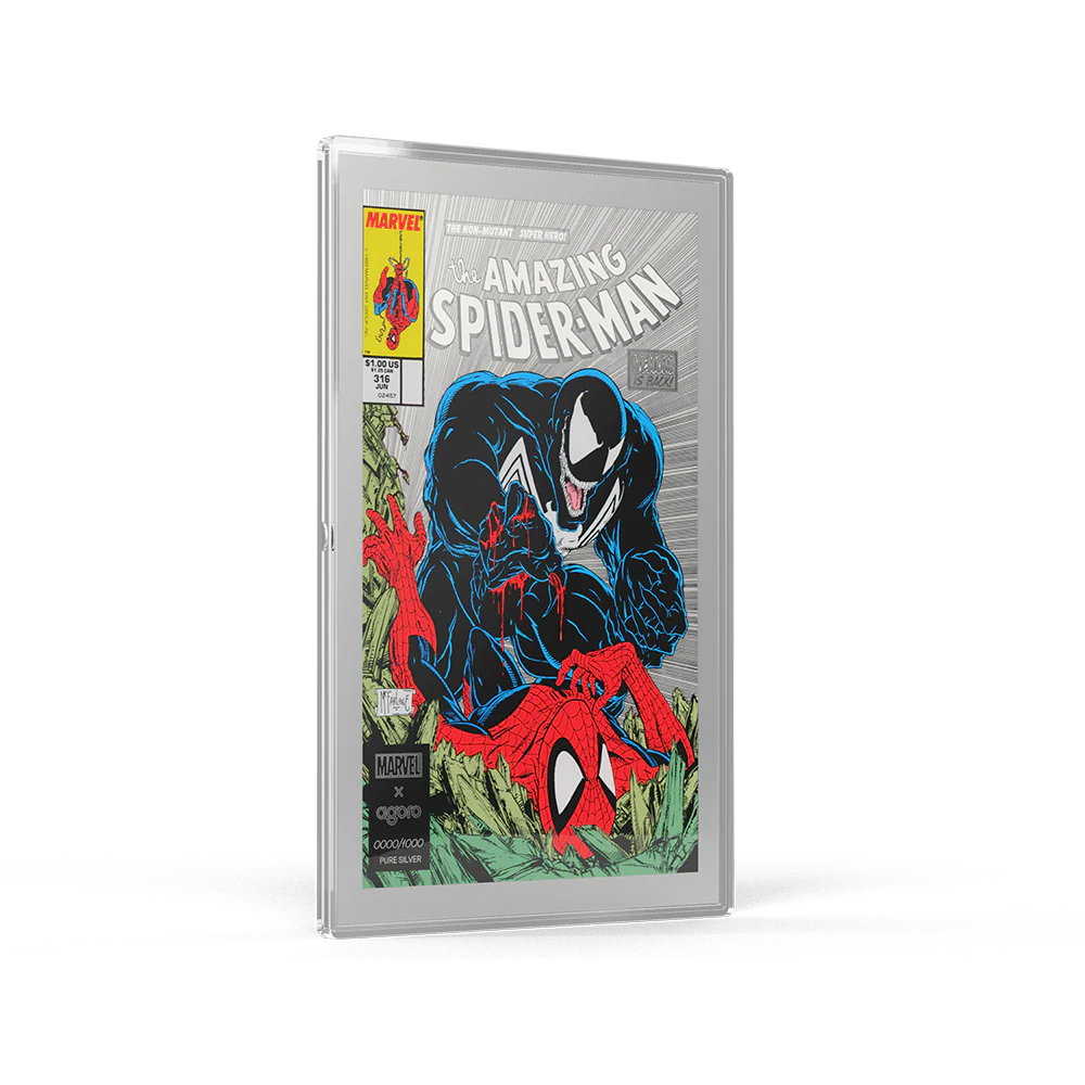 Marvel The Amazing Spiderman #316: Venom Unleashed 1oz Silver COMIX Foil
