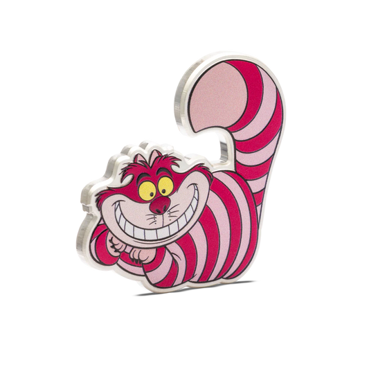 Disney Alice in Wonderland Cheshire Cat Coin 2oz Silver Coin