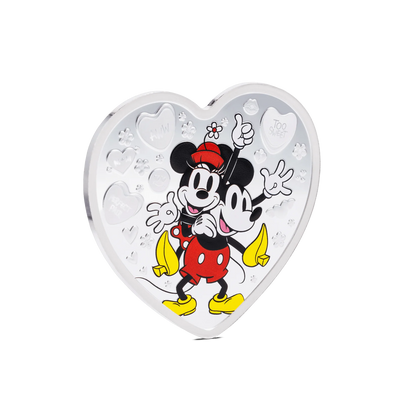 Disney I Love Us Mickey Mouse and Minnie Mouse 1oz Silver Coin