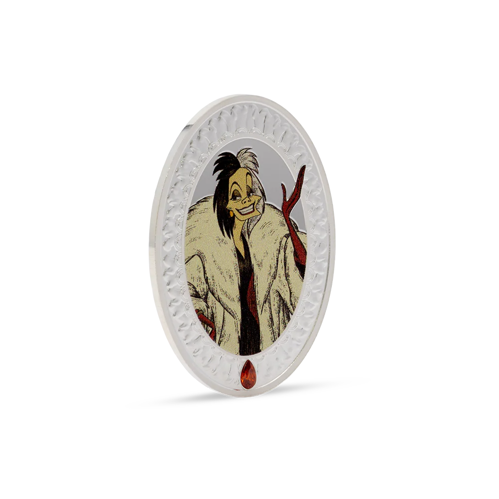 Disney Villains - Cruella De Vil 1oz Silver Coin