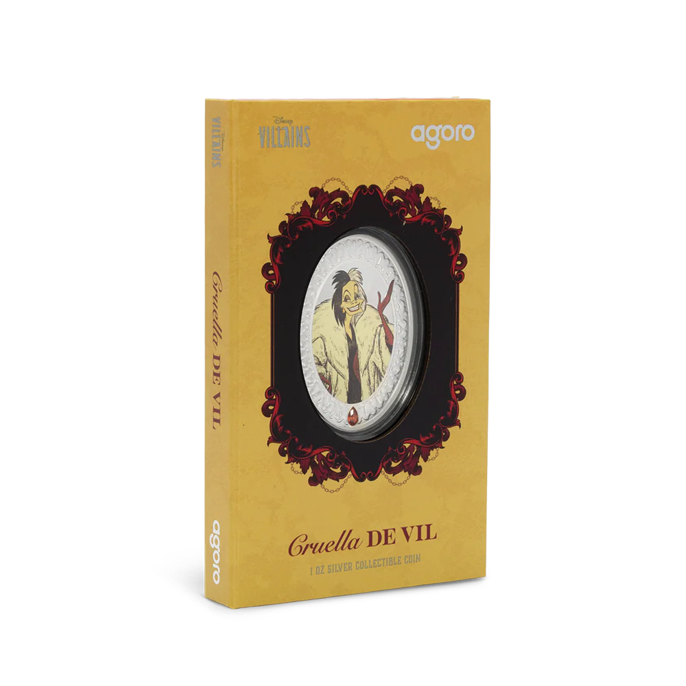 Disney Villains - Cruella De Vil 1oz Silver Coin