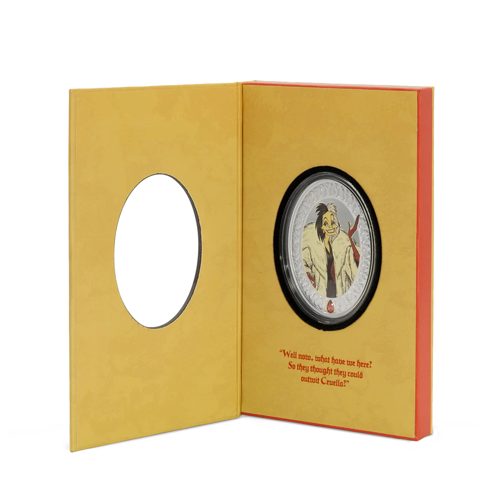 Disney Villains - Cruella De Vil 1oz Silver Coin