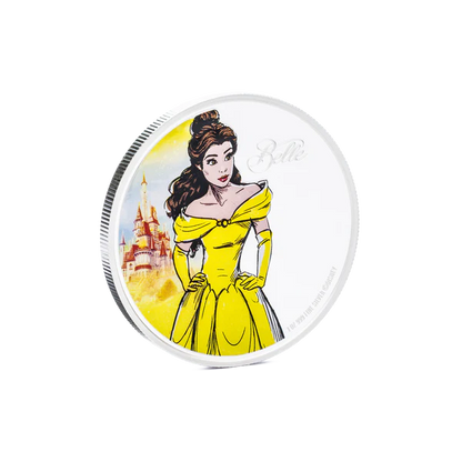 Disney Princess Belle Collectible Coin 1oz Silver Coin