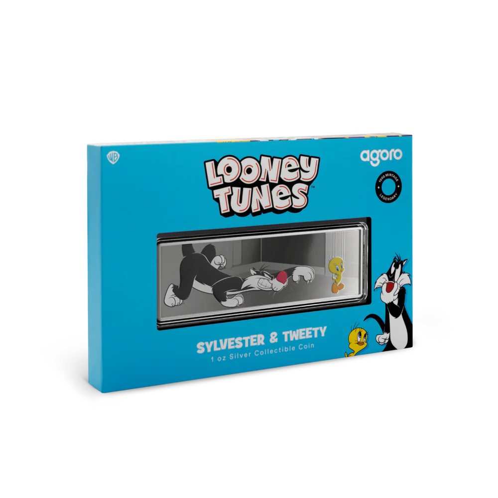 Looney Tunes - Sylvester & Tweety 1oz Silver Collectible Coin
