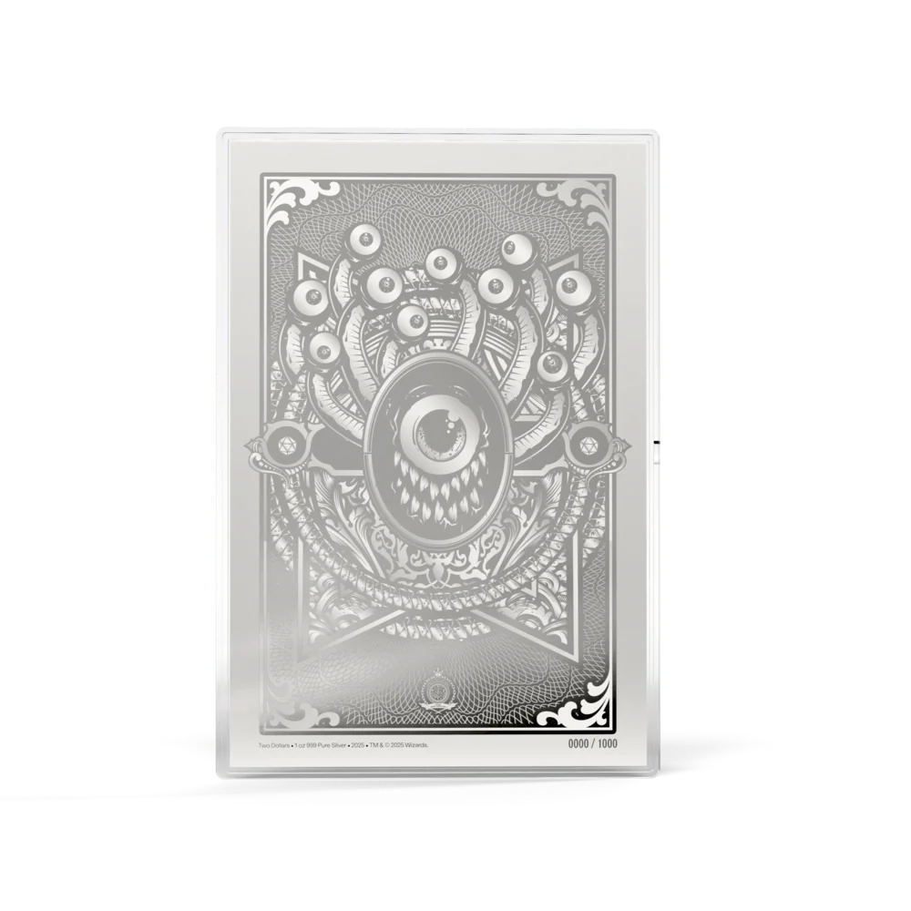 Dungeons & Dragons - Monster Manual (2014) 1oz Silver Collectible Foil