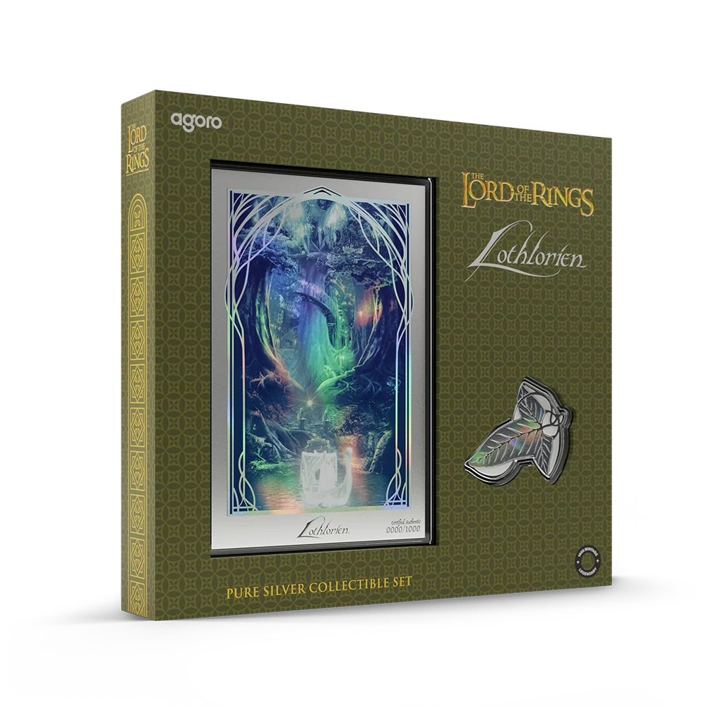 The Lord of the Rings Lothlorien Collectible 1/2oz Silver Coin + 5g Silver Foil Set