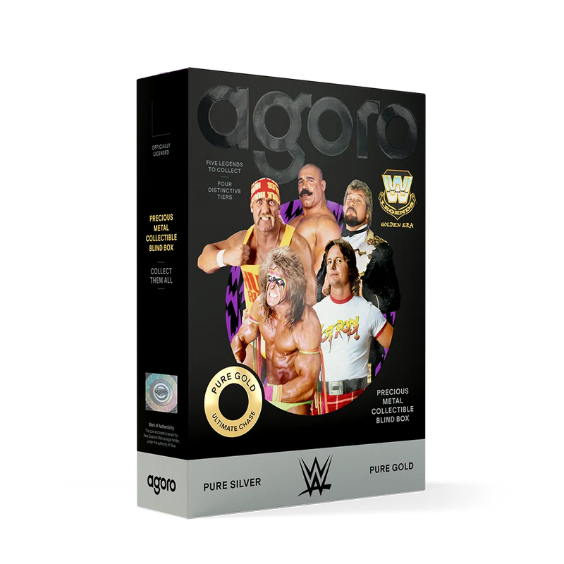 WWE Golden Era Legends Blind Box 5g Silver Collectible Foil