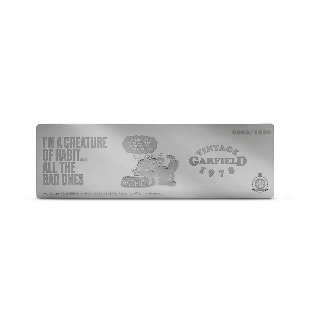 Nickelodeon - Garfield First Ever 1oz Silver Coin