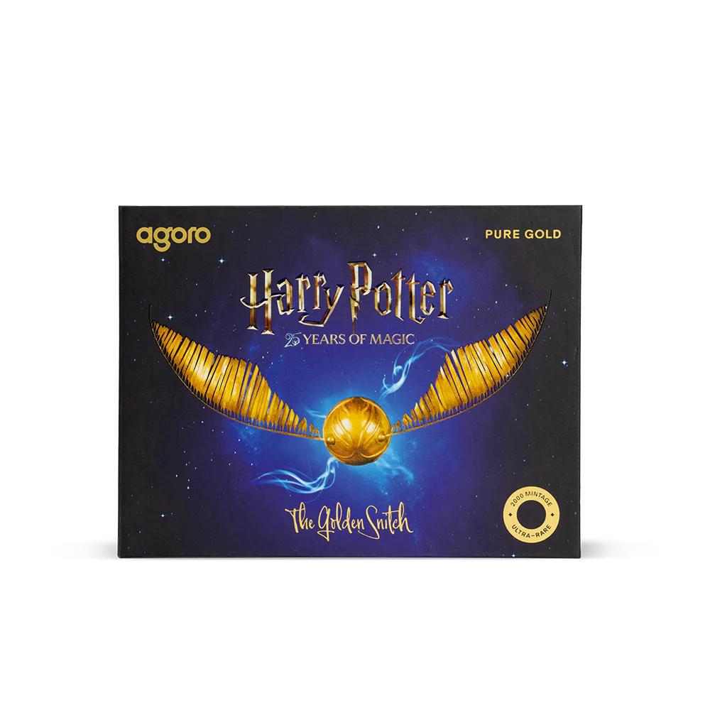 Harry Potter The Golden Snitch 0.1g Gold Collectible Coin