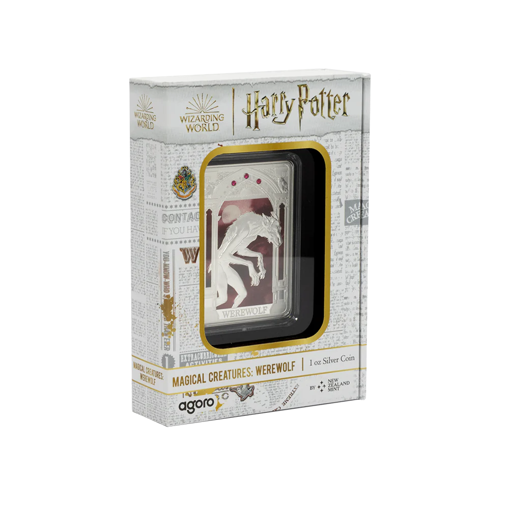 Harry Potter Magical Creatures Werewolf 1oz Silver Coin