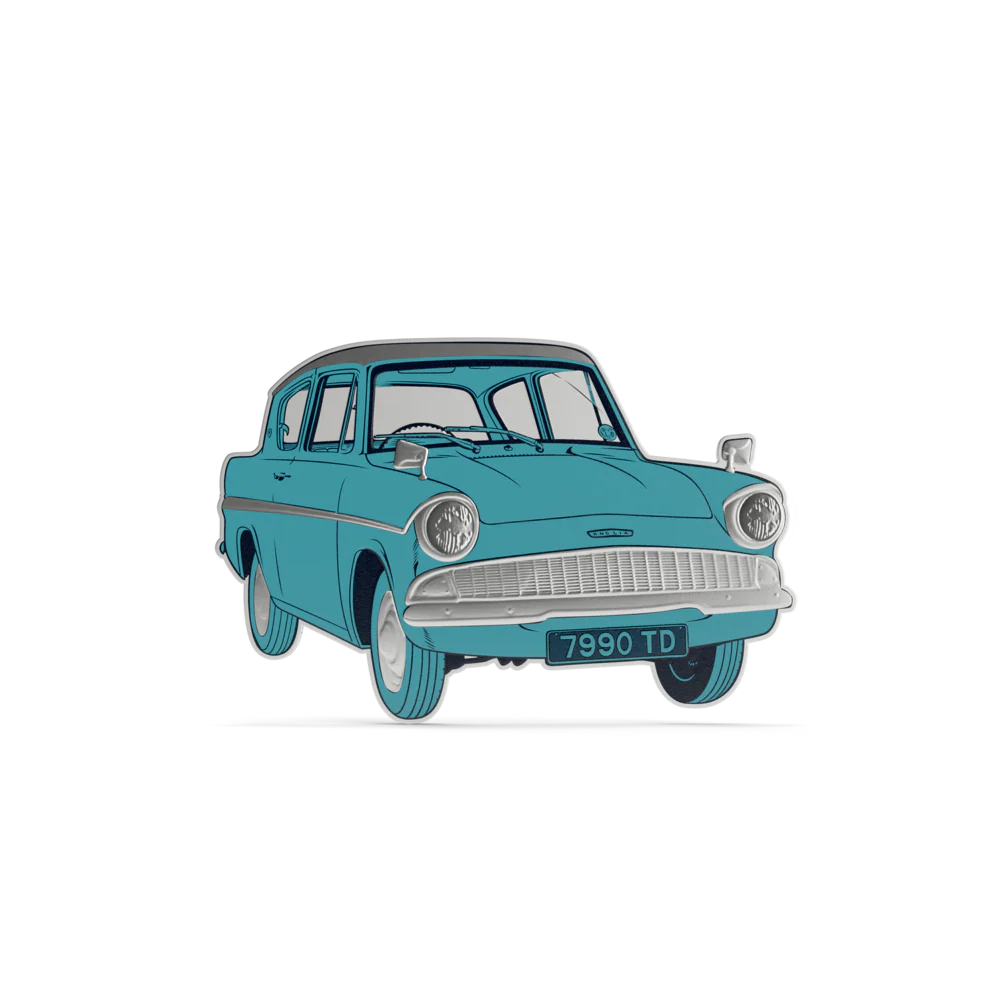 HARRY POTTER - Ford Anglia 1oz Silver Collectible Coin
