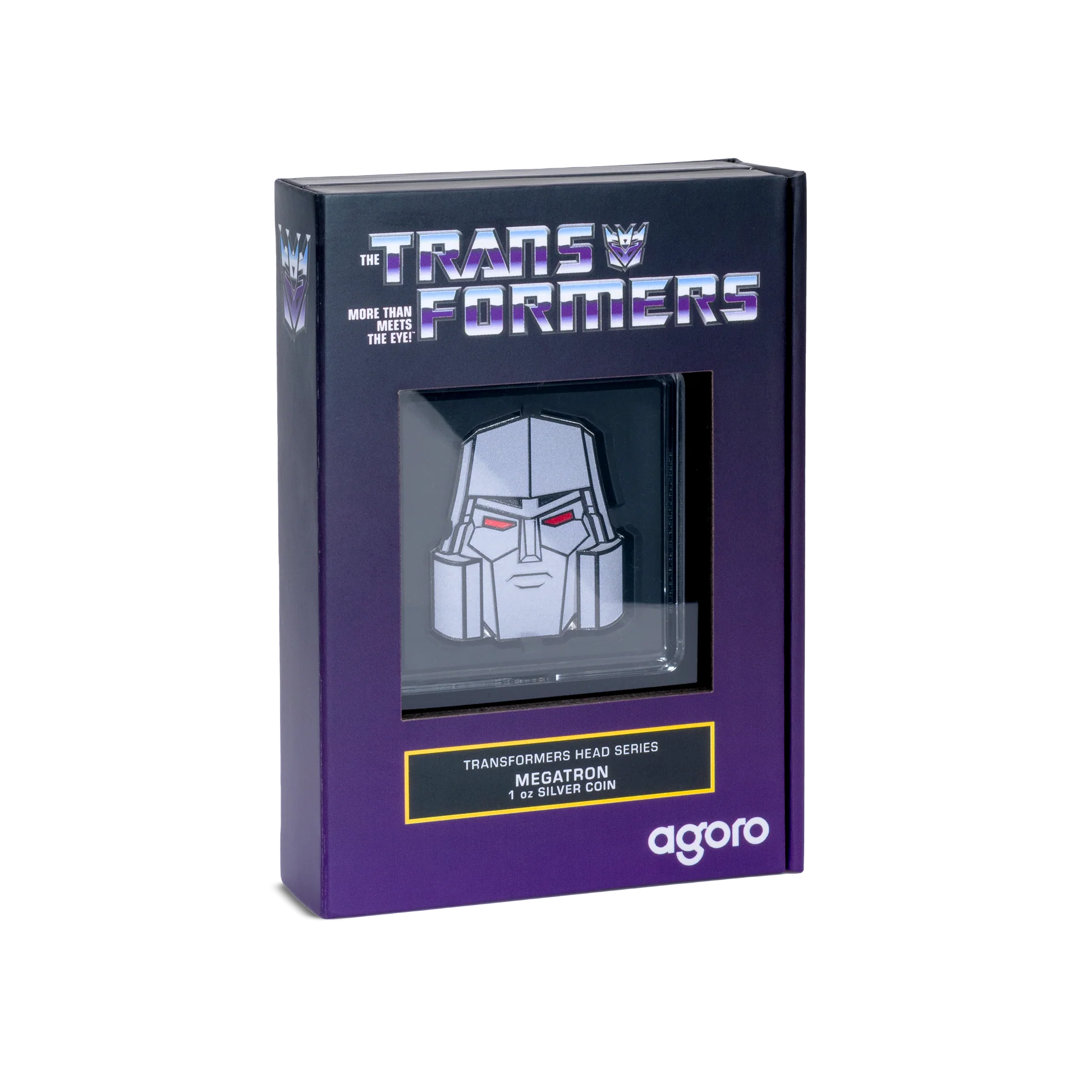 Transformers Heads Megatron 1oz Silver Collectible Coin