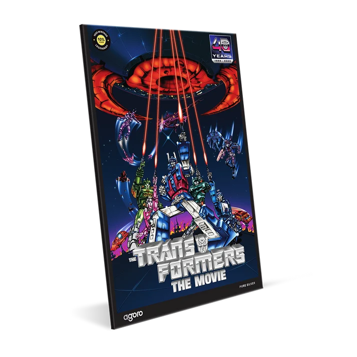 The Transformers: The Movie (1986) 1oz Silver Foil