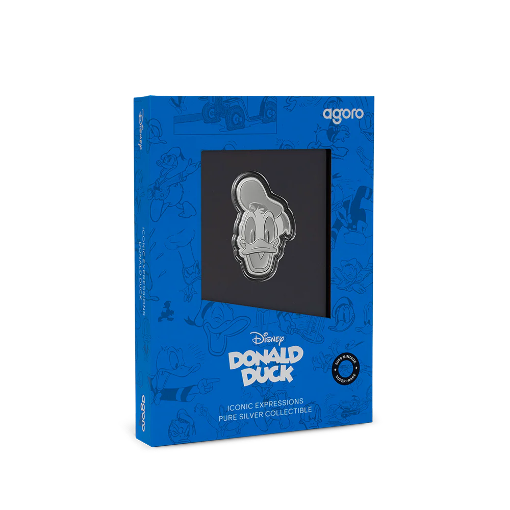 Iconic Expressions Mickey and Friends - Donald Duck 1/2oz Silver Collectible Coin