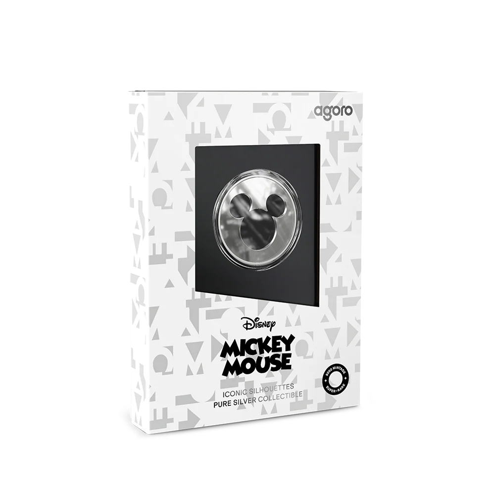Iconic Silhouettes Mickey Mouse 1/2oz Silver Coin