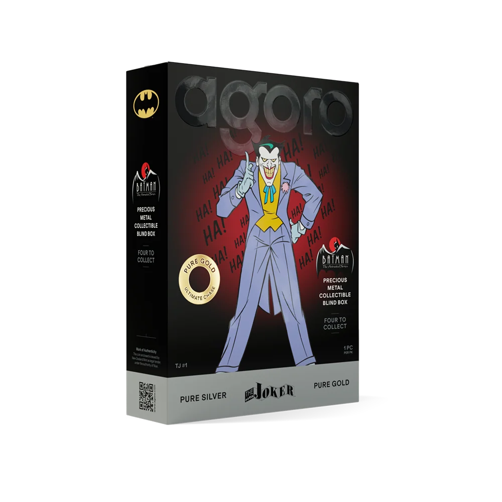 Batman: The Animated Series Joker Blind Box 1/2oz Silver Collectible Coin