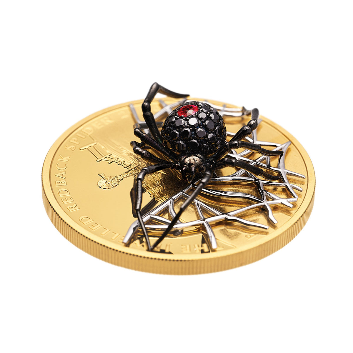 The Jewelled Redback Spider 2026 2oz Gold Proof Coin