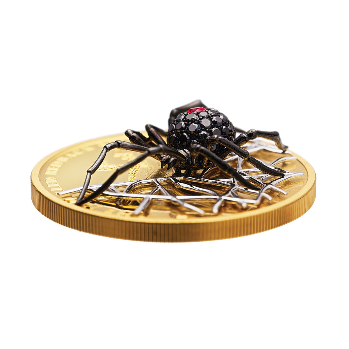 The Jewelled Redback Spider 2026 2oz Gold Proof Coin